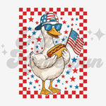 Boy Patriotic Goose DTF Print