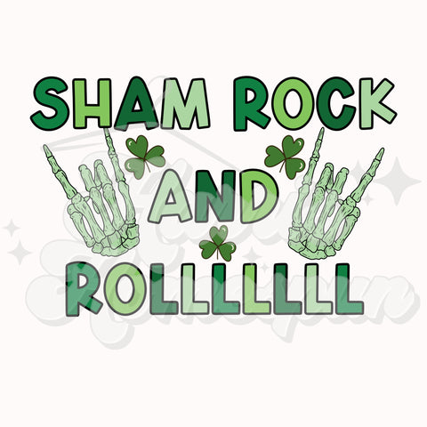 Sham Rock and Roll DTF Print