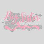 Pink Big Sister Bow DTF Print