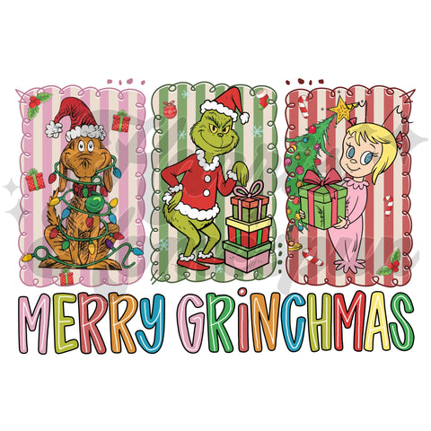 Merry Christmas DTF Print