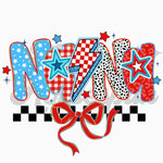 NANA Patriotic DTF Print
