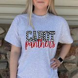 Cabot Panthers Checkered DTF Print