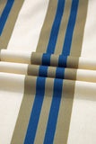 Khaki & Navy Striped Pullover