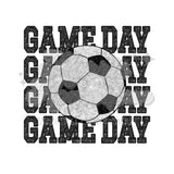 Soccer Game Day Faux Glitter DTF Print