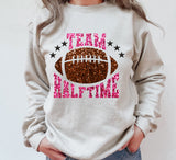 Team Halftime Pink Glitter DTF Print