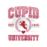 Cupid University DTF Print