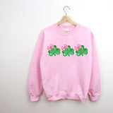 Shamrocks with Bows DTF Print