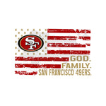 SF 49ers Flag DTF Print