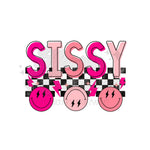 Pink Smiley Sissy DTF Print