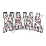 Baseball Printed Mama DTF Print