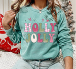 Holly Jolly Pink DTF Print