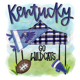 Wildcats Tailgate Tent DTF Print