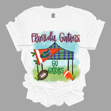 FL Gators Tailgate Tent DTF Print