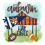 War Eagle Tailgate Tent DTF Print