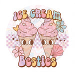 Ice Cream Besties DTF Print