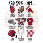 God Says Woo Pig DTF Print