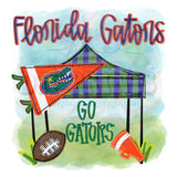 FL Gators Tailgate Tent DTF Print