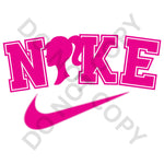Barbie Nike DTF Print