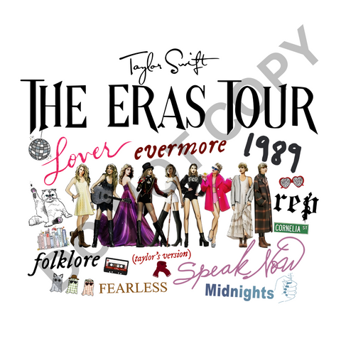 The Eras Tour DTF Print