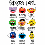 God Says… Elmo DTF Print