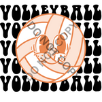 Volleyball DTF Print