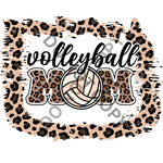 Volleyball Mom DTF Print