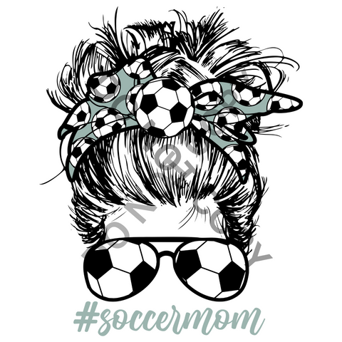 Soccer Mom DTF Print