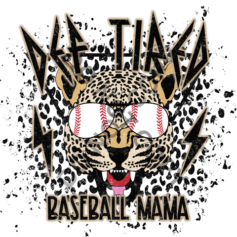 Baseball MAMA DTF Print