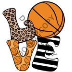 Love Basketball DTF Print