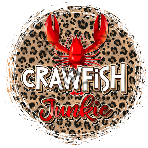 Crawfish Junkie DTF Print