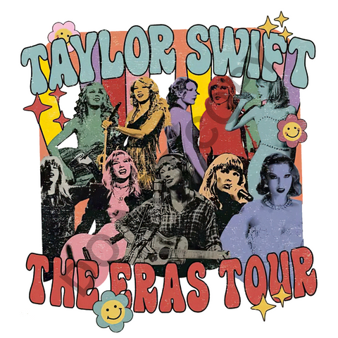 T Swift The Eras Tour DTF Print