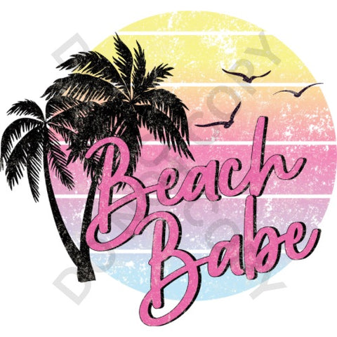 Beach Babe DTF Print